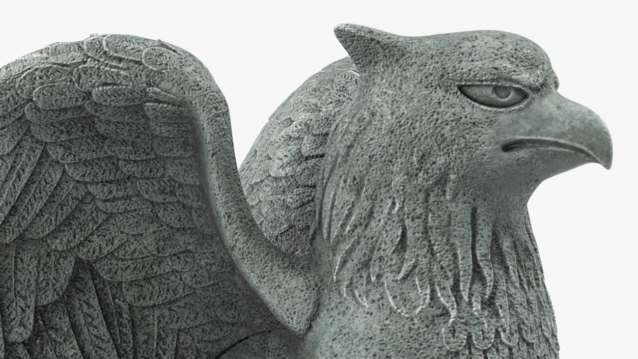 3D model Griffin Statue Stone