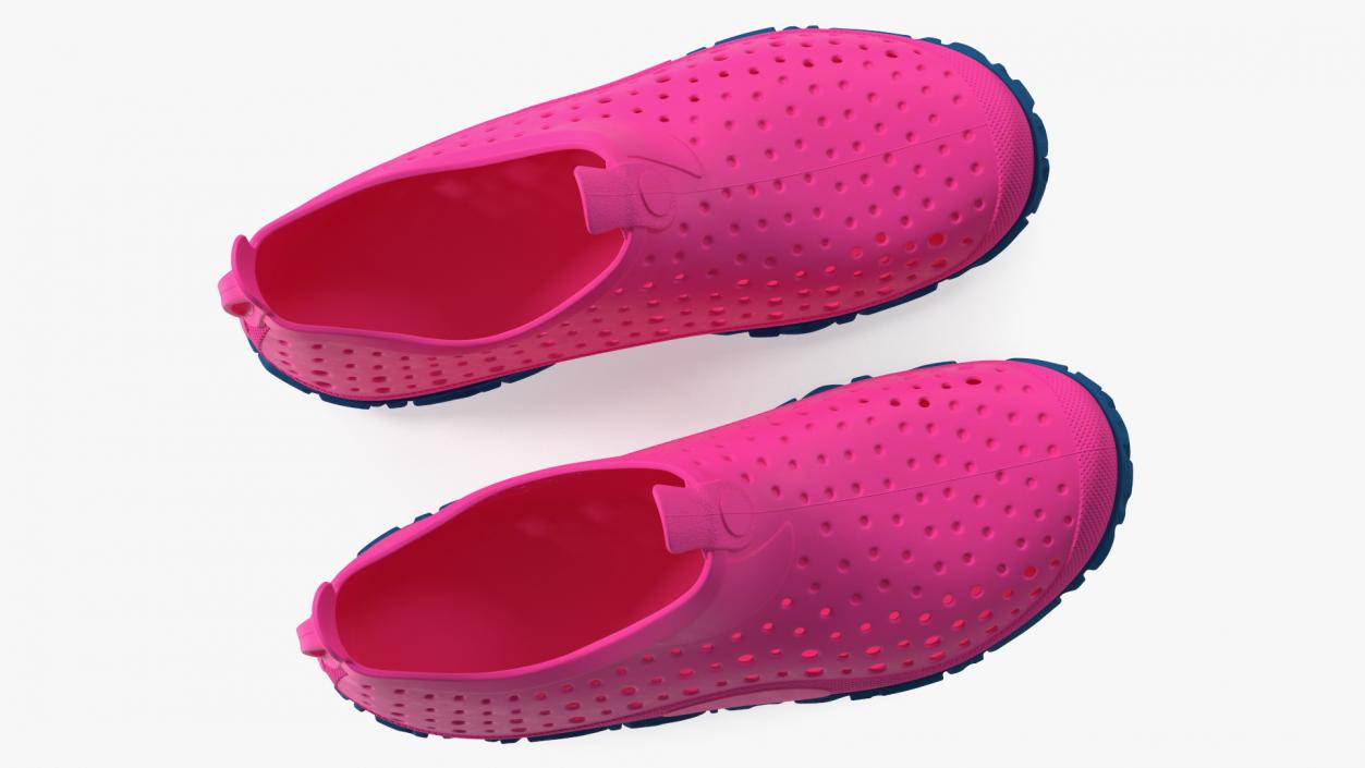 Swimming Pool Shoes Pink 3D model