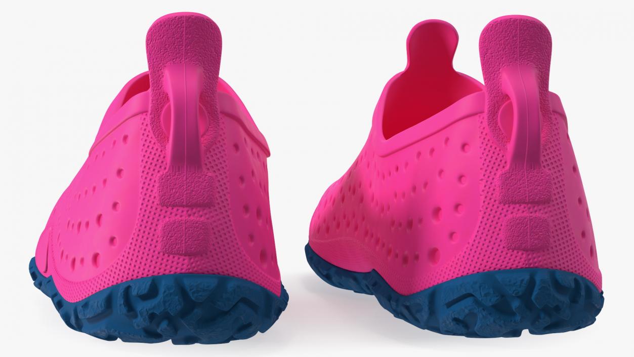 Swimming Pool Shoes Pink 3D model