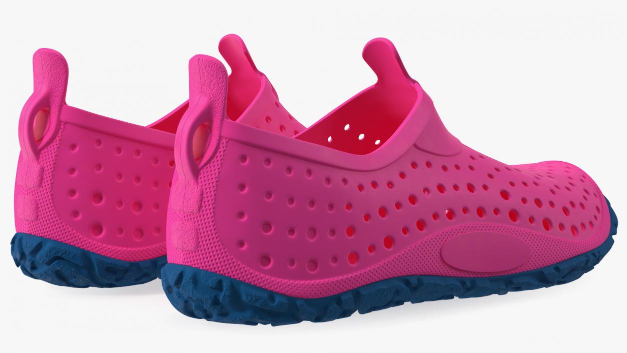 Swimming Pool Shoes Pink 3D model