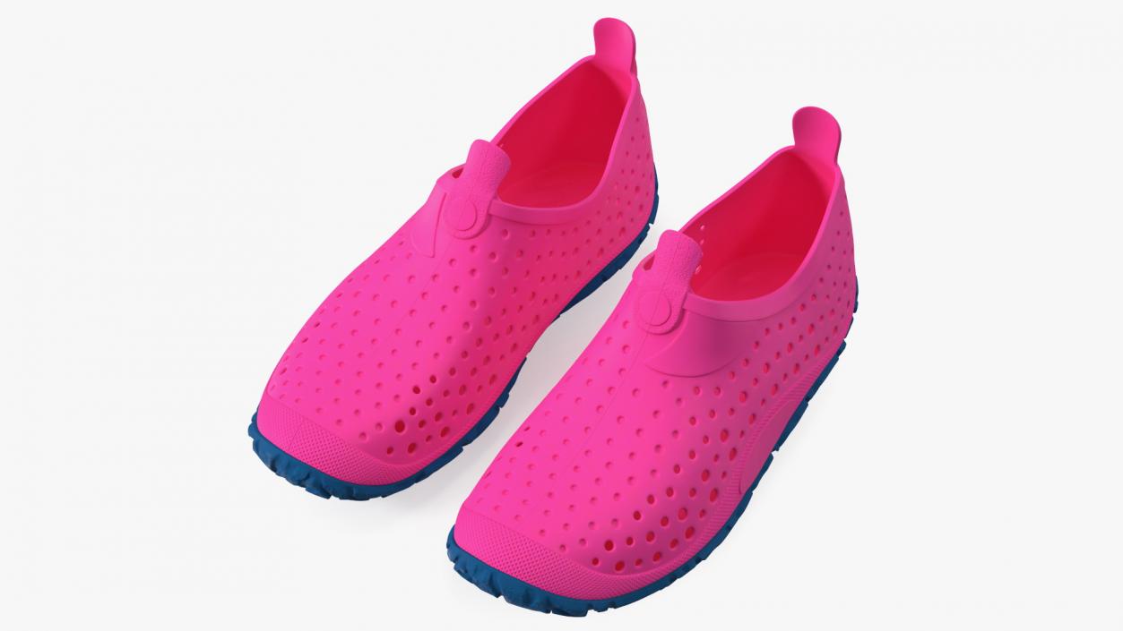 Swimming Pool Shoes Pink 3D model