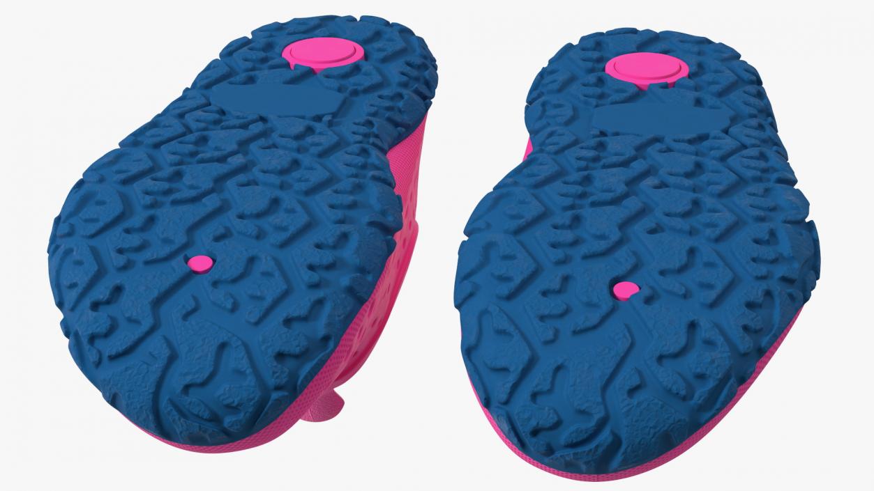 Swimming Pool Shoes Pink 3D model