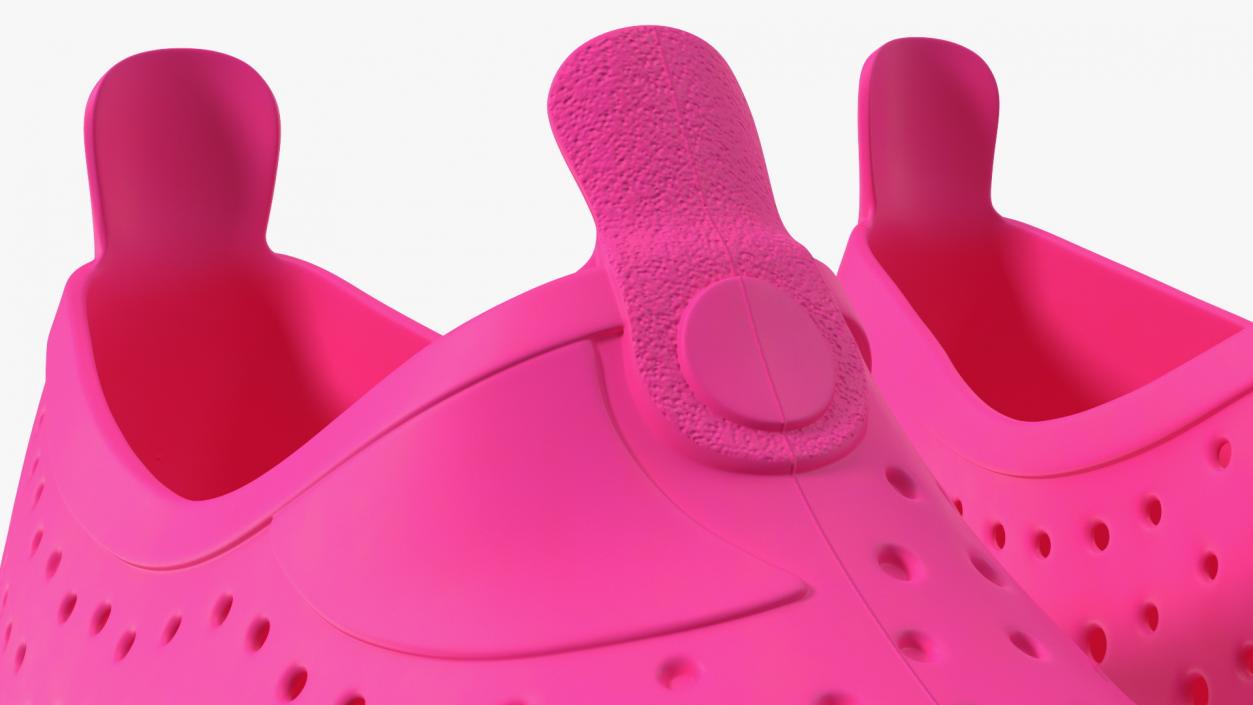 Swimming Pool Shoes Pink 3D model