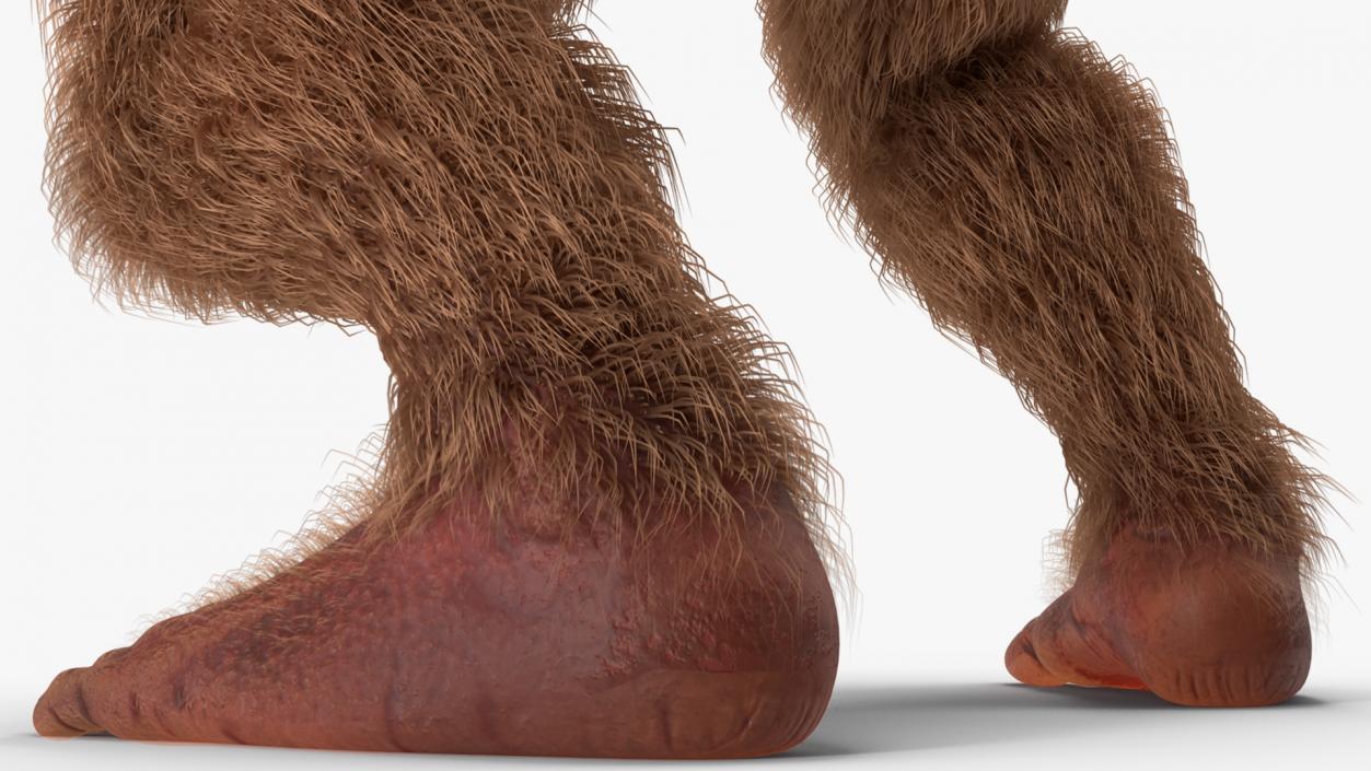 Aggressive Sasquatch Fur 3D model