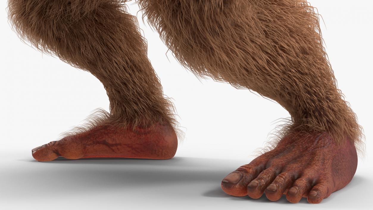 Aggressive Sasquatch Fur 3D model