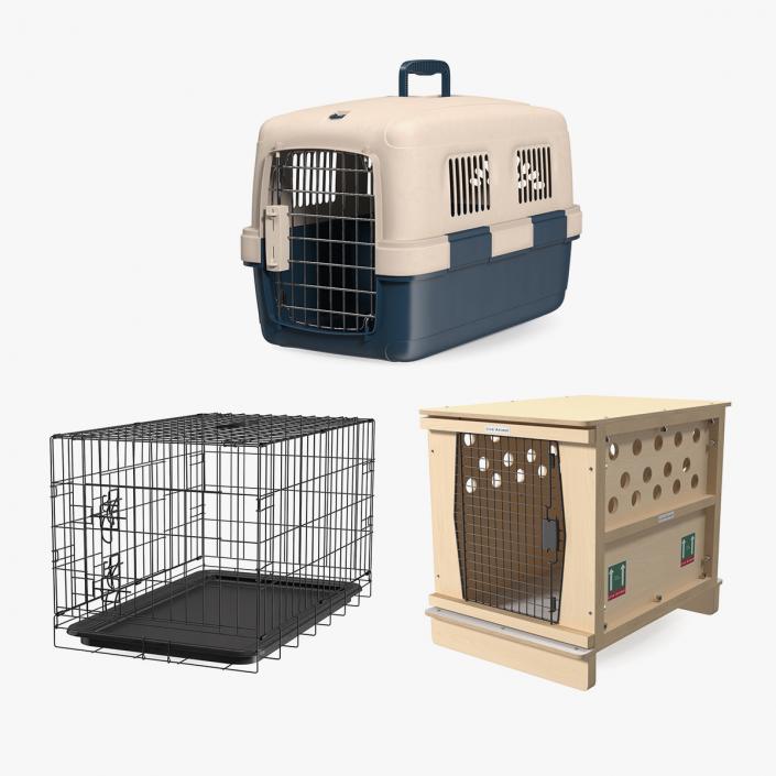 3D Pet Carriers Collection model