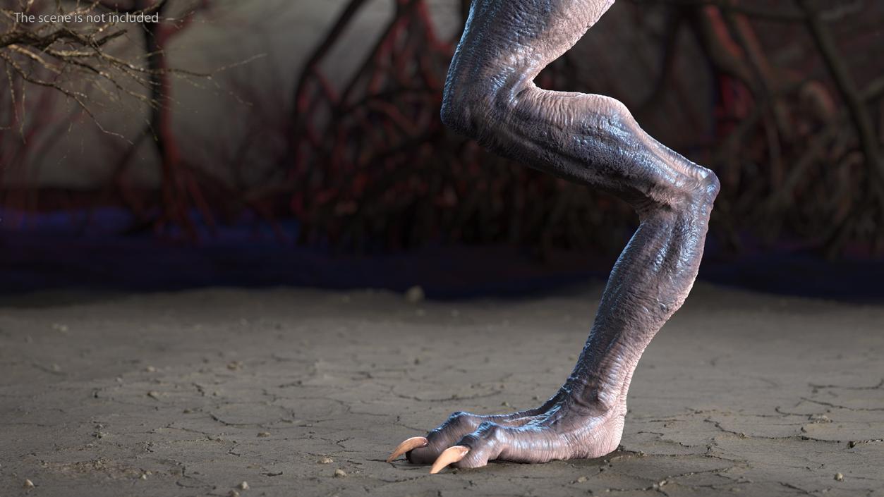 3D model Monster Creature Leg