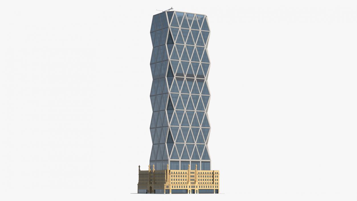 Fosters New York Hearst Tower 3D model