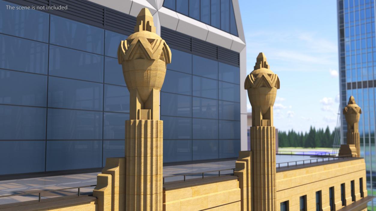 Fosters New York Hearst Tower 3D model