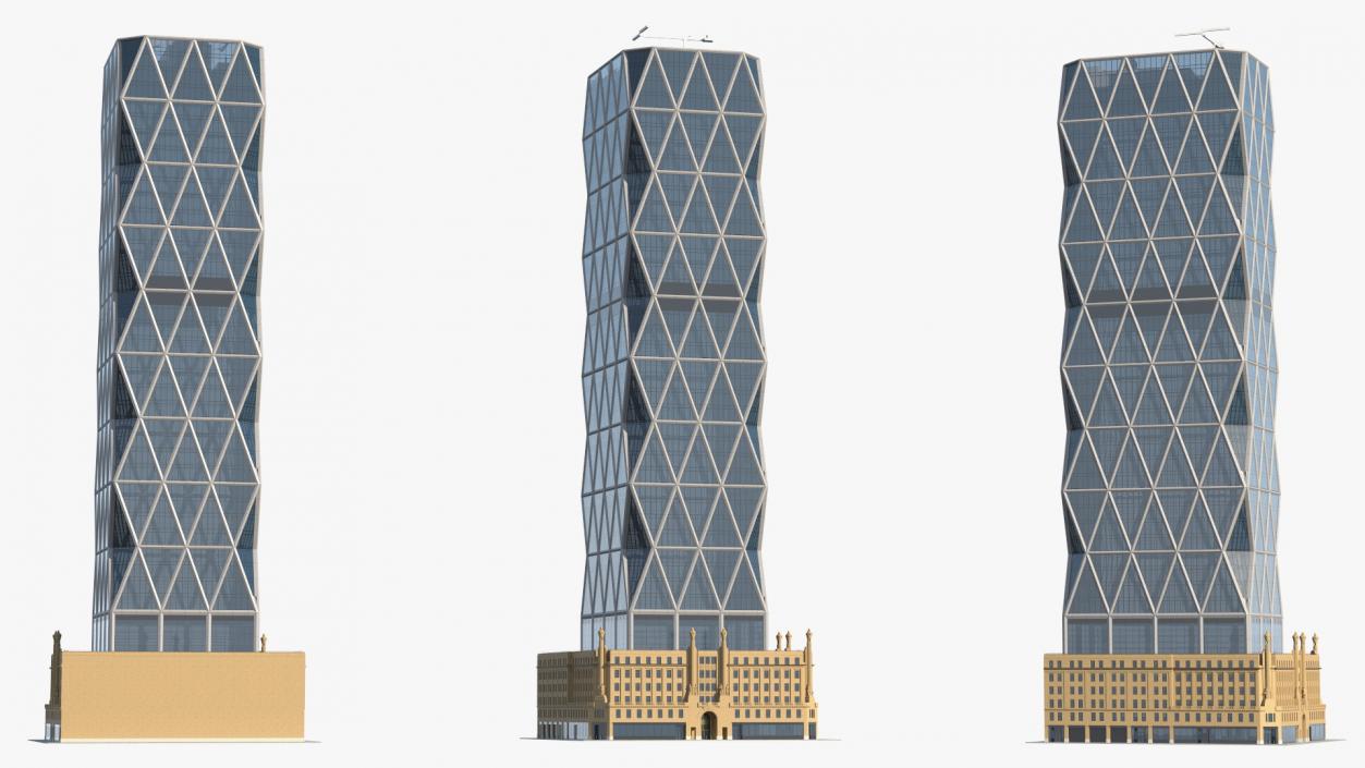 Fosters New York Hearst Tower 3D model