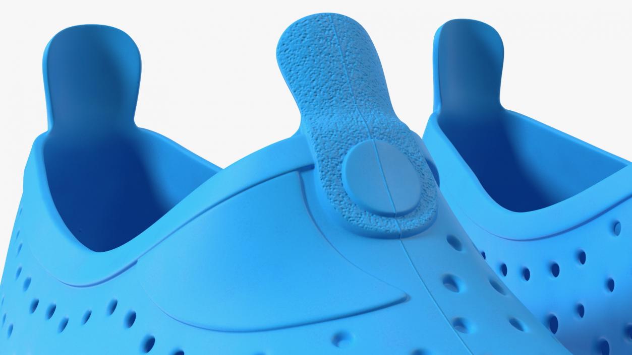 Aqua Socks Water Shoes Blue 3D