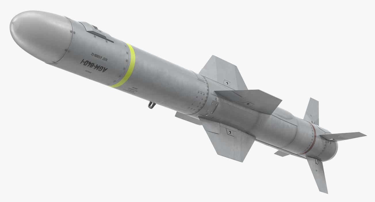 AGM 84 Harpoon Missile 3D