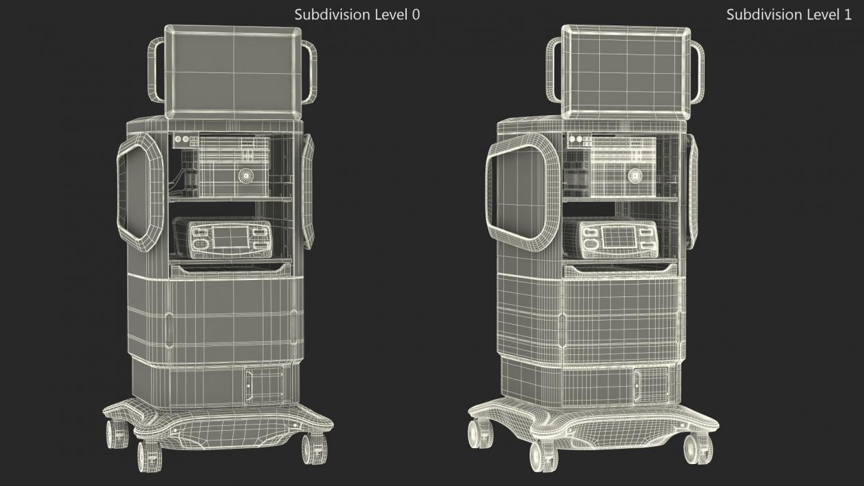 3D model Monitor Medtronic Soft-Tissue Surgical Robot Robot