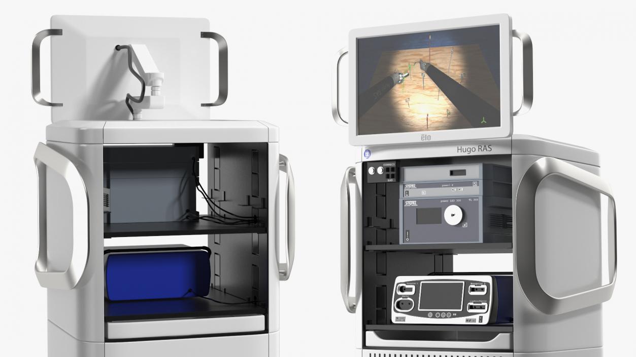 3D model Monitor Medtronic Soft-Tissue Surgical Robot Robot