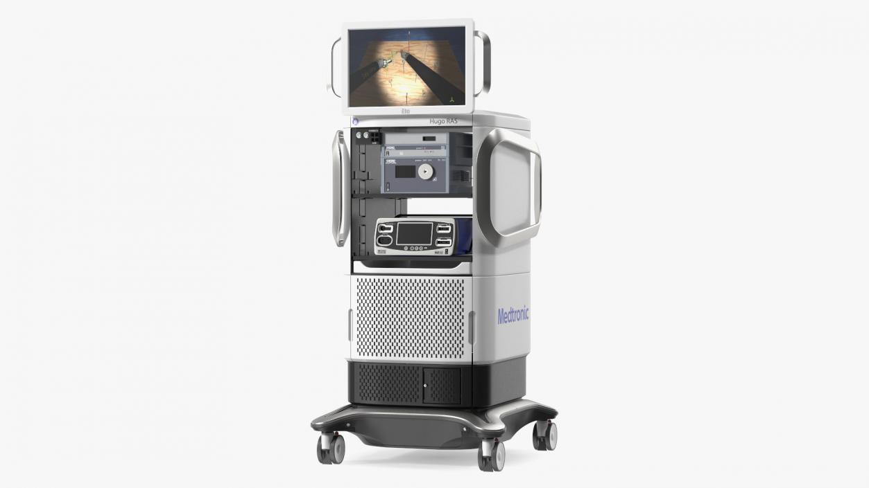 3D model Monitor Medtronic Soft-Tissue Surgical Robot Robot