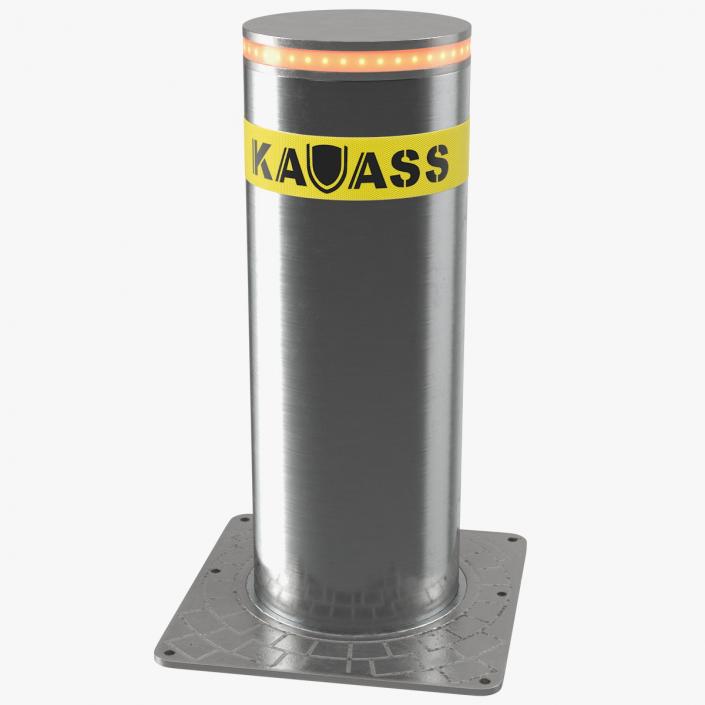 3D model Kavass Retractable Security Bollard