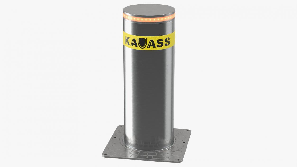 3D model Kavass Retractable Security Bollard