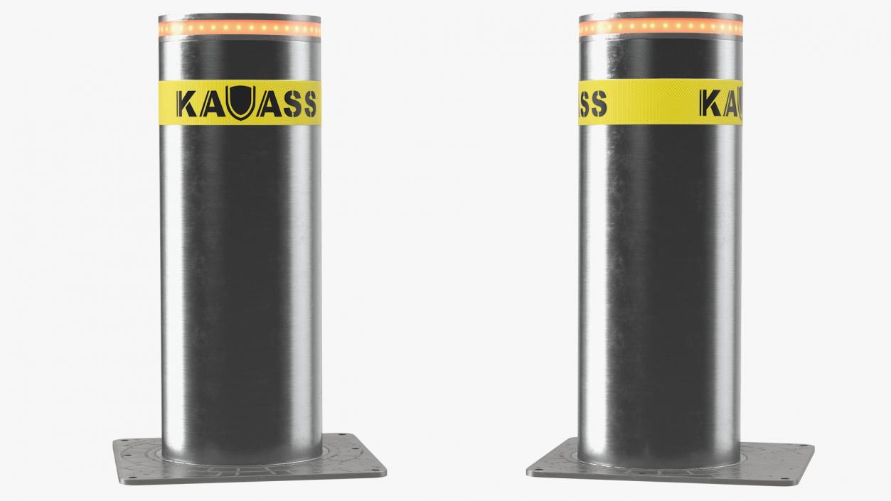 3D model Kavass Retractable Security Bollard