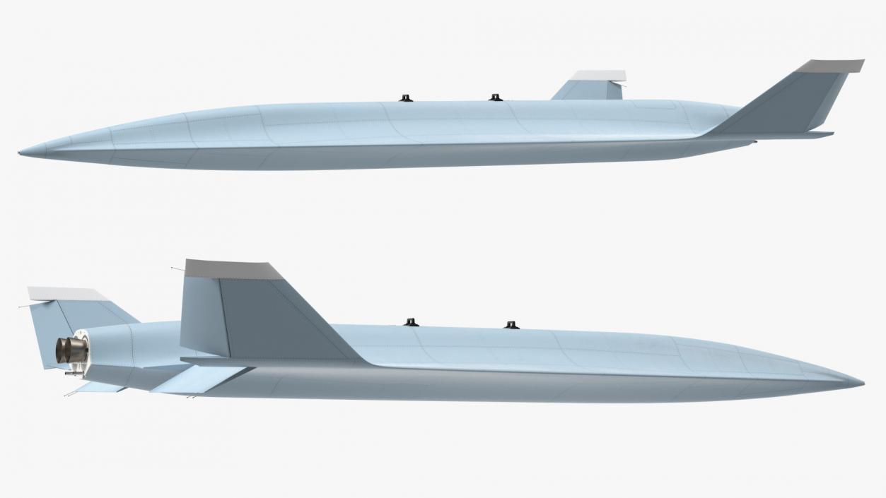 3D Hypersonic Surveillance Drone Rigged