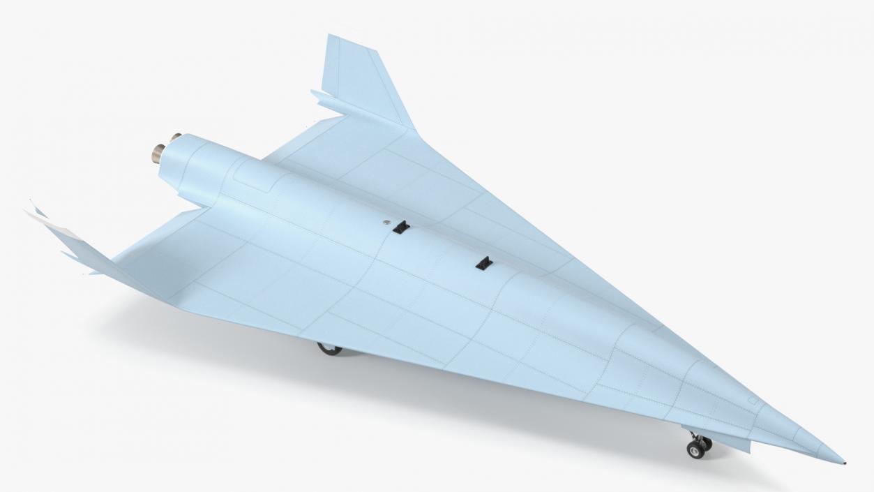 3D Hypersonic Surveillance Drone Rigged