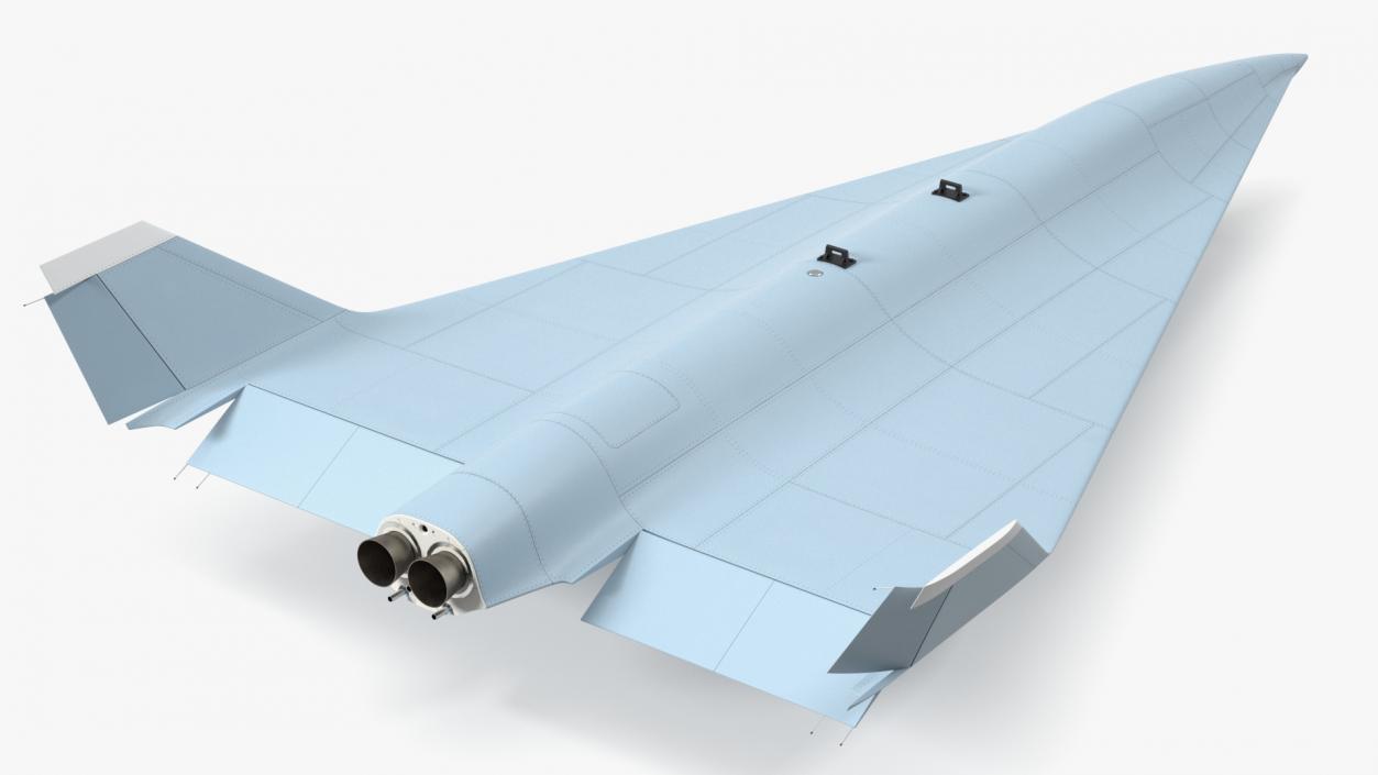 3D Hypersonic Surveillance Drone Rigged