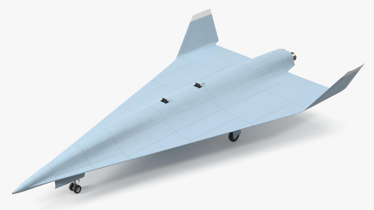 3D Hypersonic Surveillance Drone Rigged