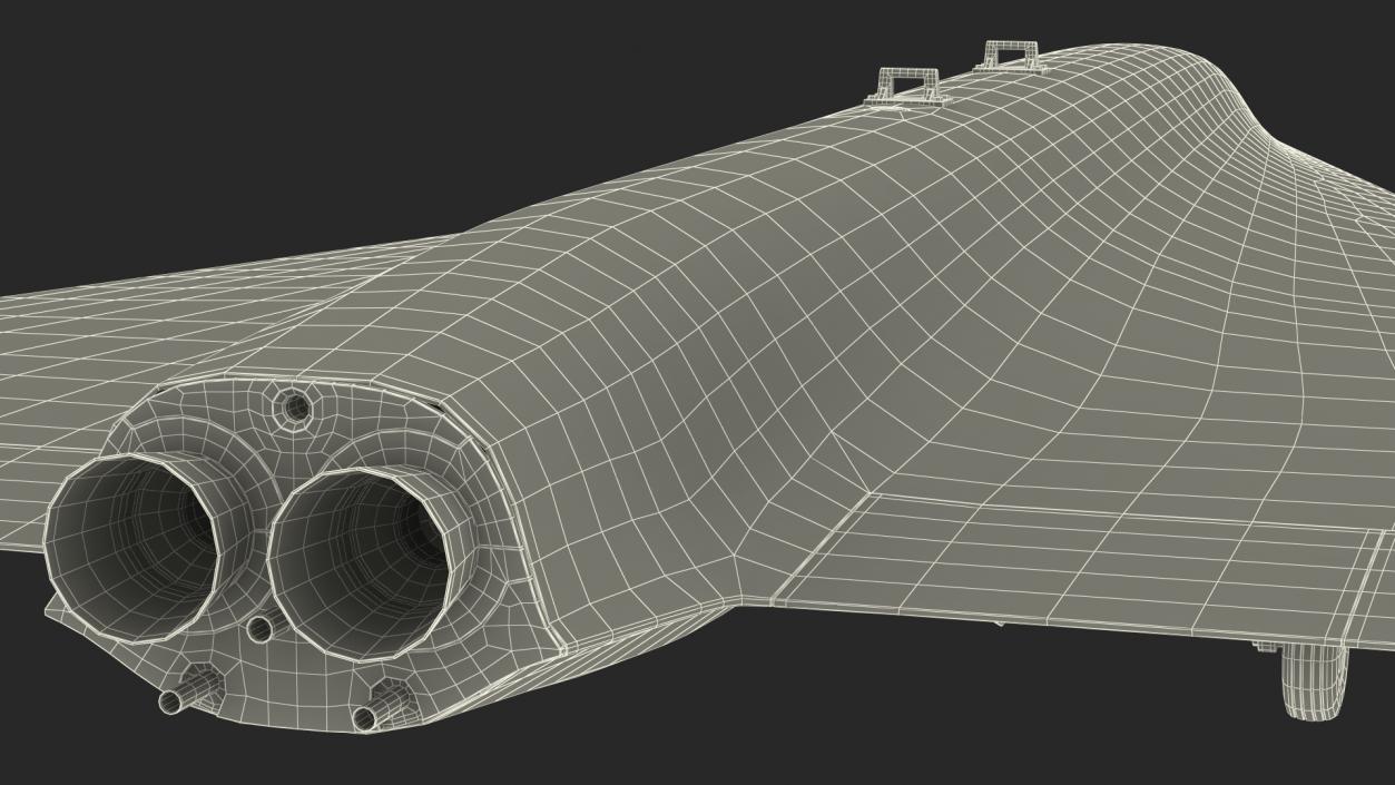 3D Hypersonic Surveillance Drone Rigged