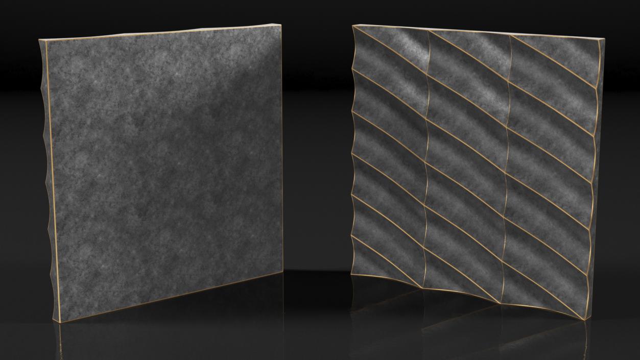 Wall Panels Collection 3 3D model