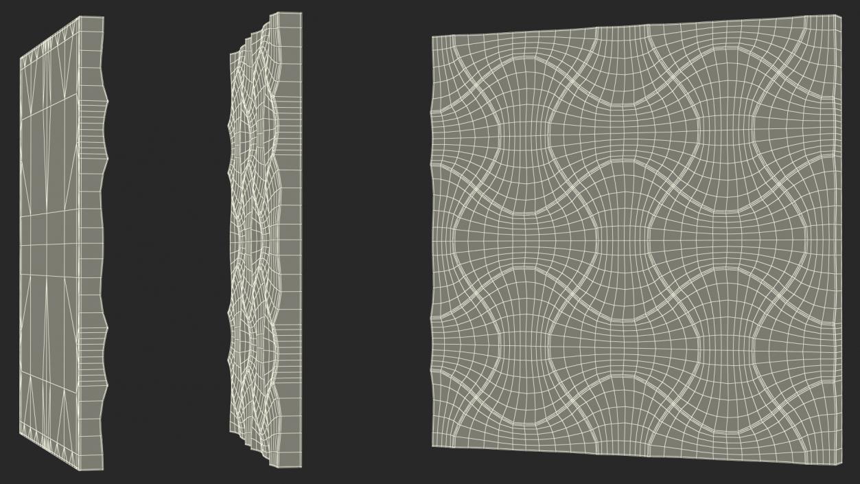 Wall Panels Collection 3 3D model