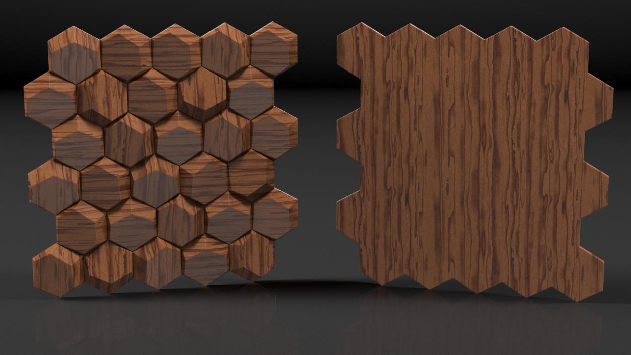 Wall Panels Collection 3 3D model