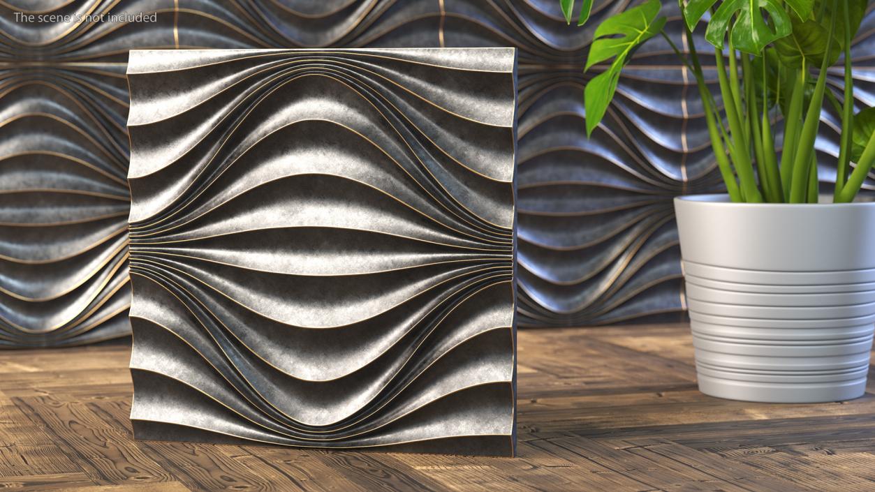 Wall Panels Collection 3 3D model