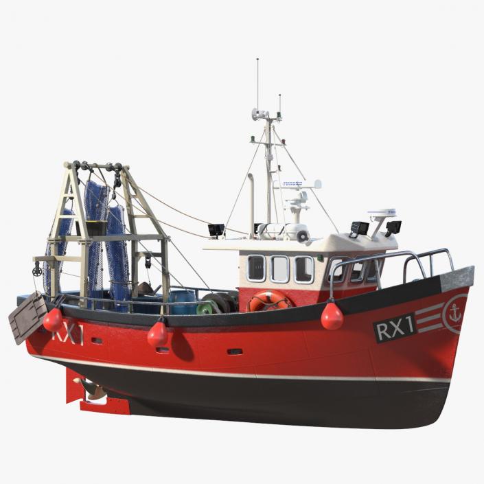 New Cygnus GM28-38 Small Fishing Vessel 3D model