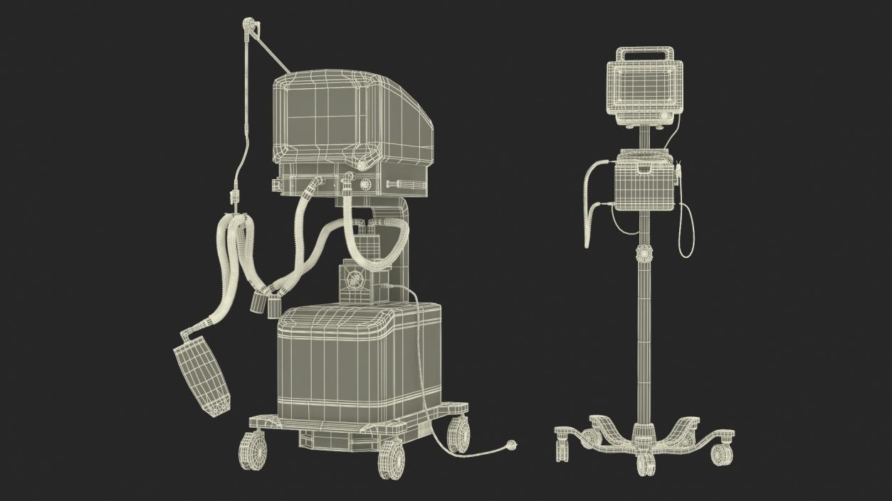 3D model Modern Hospital Ward