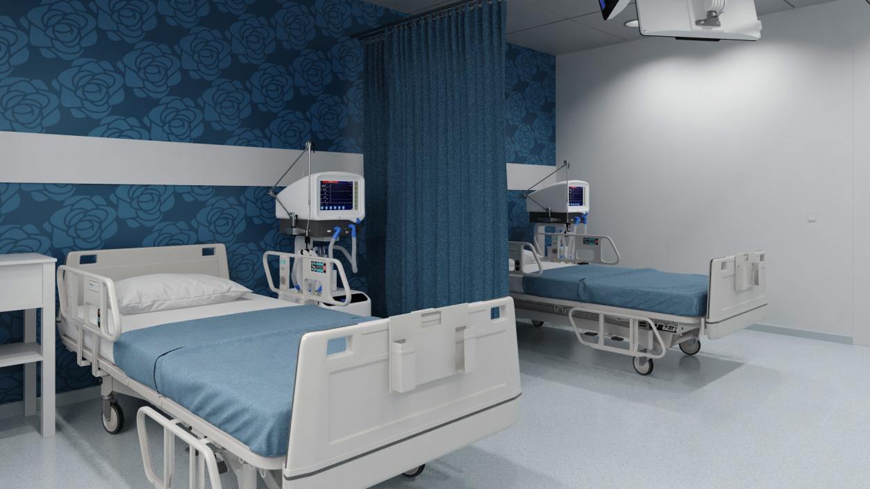 3D model Modern Hospital Ward