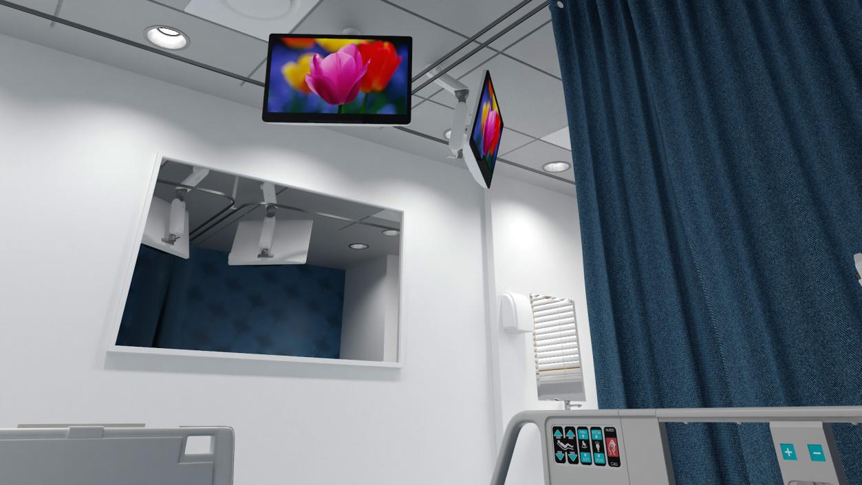 3D model Modern Hospital Ward