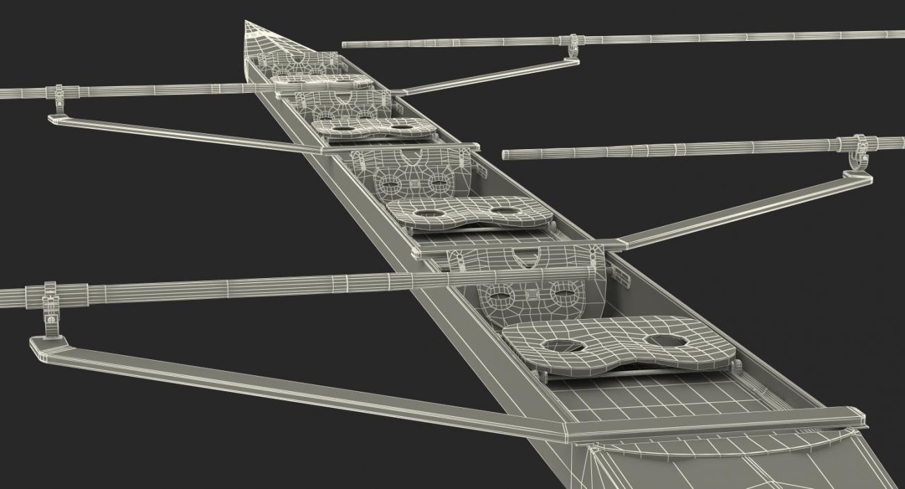 3D model Coxed Four Boat