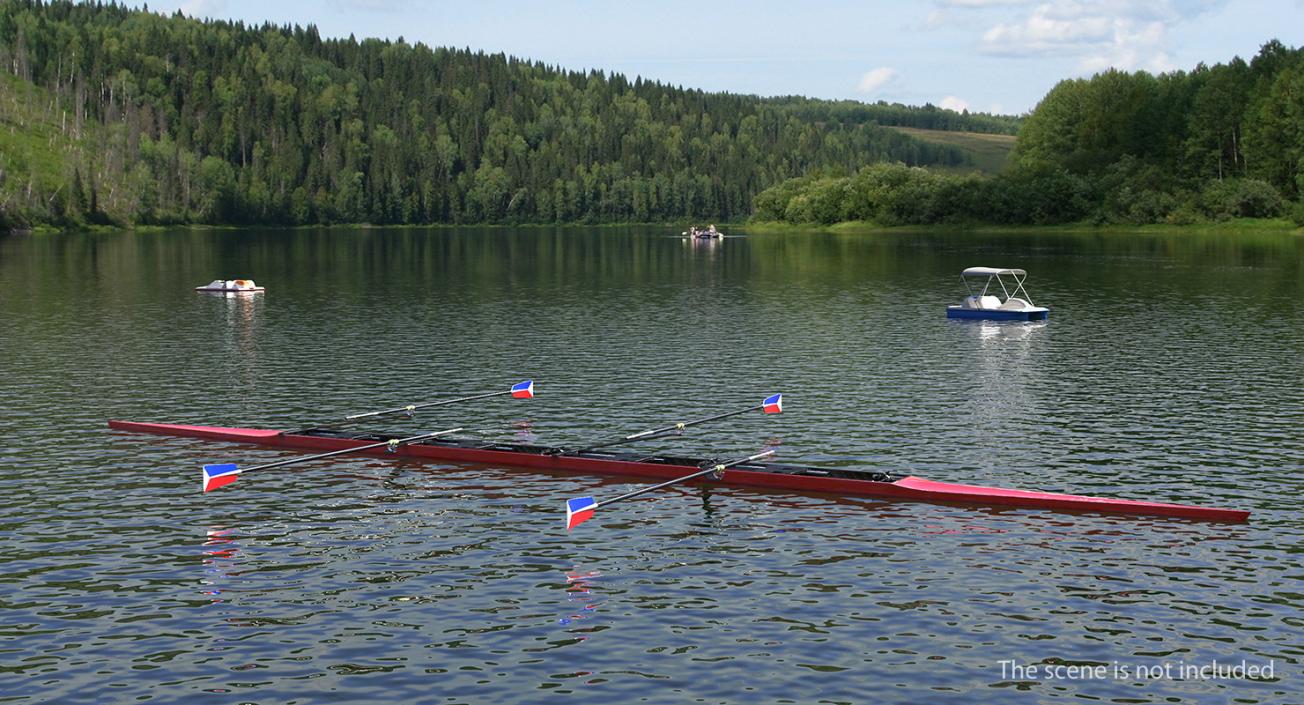 3D model Coxed Four Boat