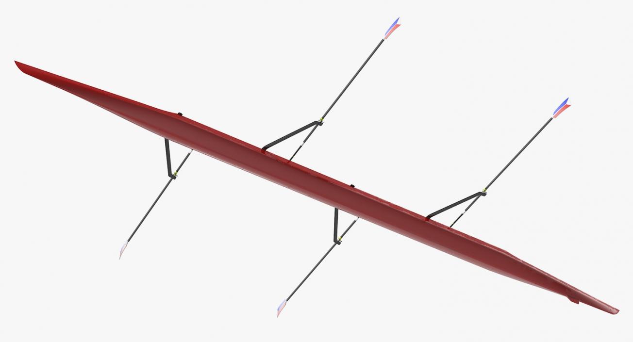 3D model Coxed Four Boat