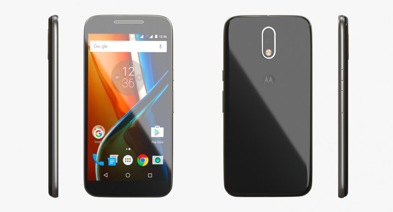 Motorola Moto G4 Black 3D