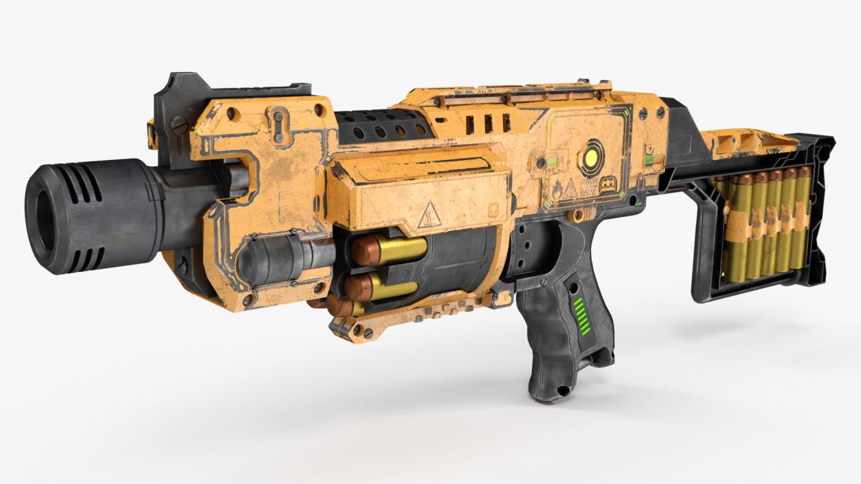 3D SciFi N-Strike Stockade model