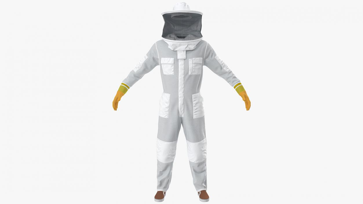 Full Body Bee Protection Suit 3D model