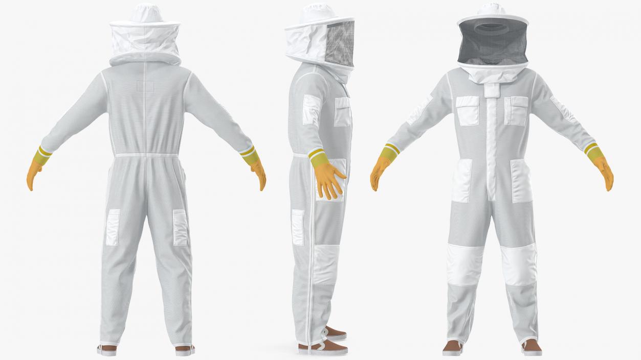 Full Body Bee Protection Suit 3D model