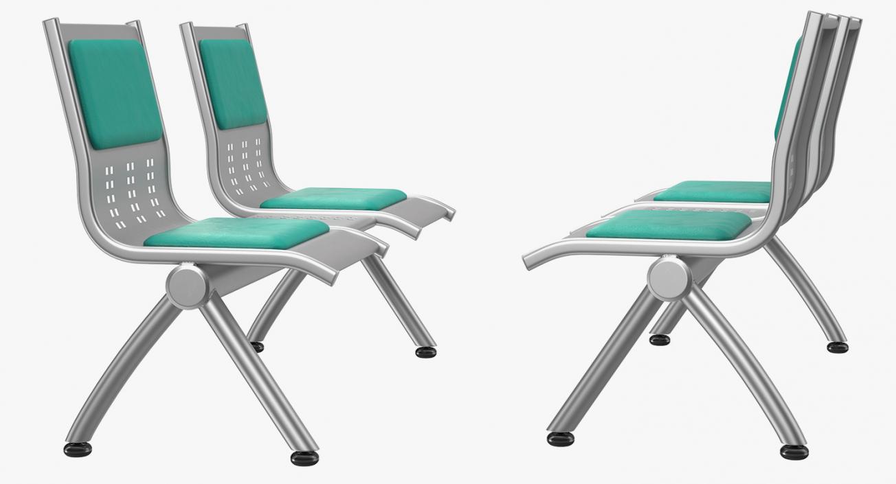 3D model Waiting Chairs 3D Models Collection