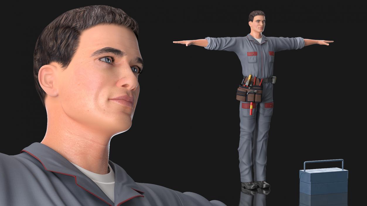 3D Locksmith T-Pose