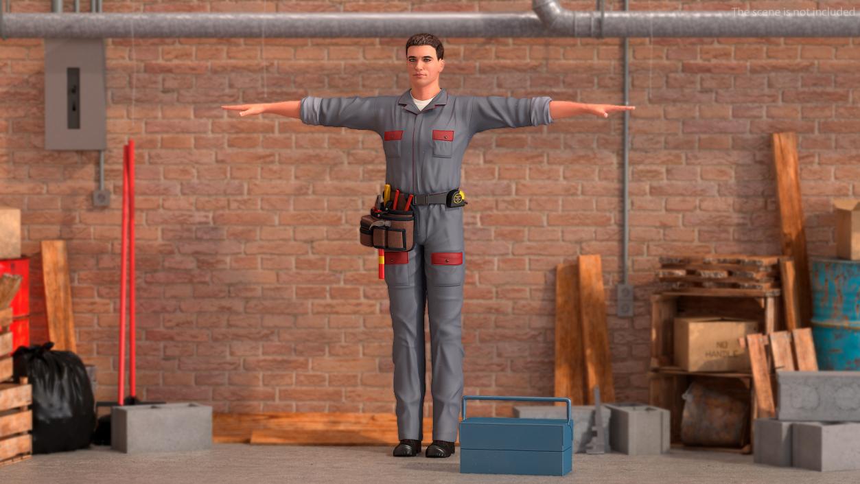 3D Locksmith T-Pose