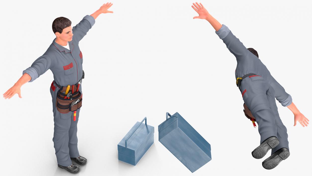 3D Locksmith T-Pose