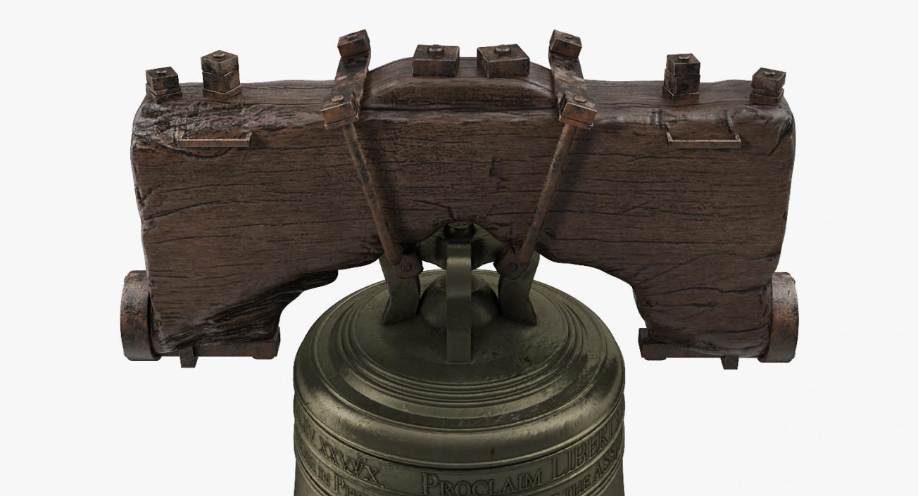 Liberty Bell with Yoke 3D