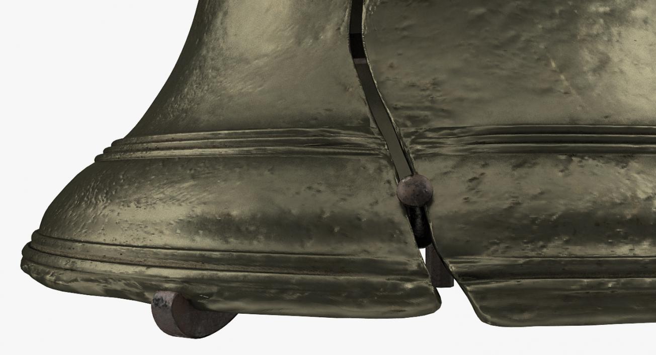 Liberty Bell with Yoke 3D