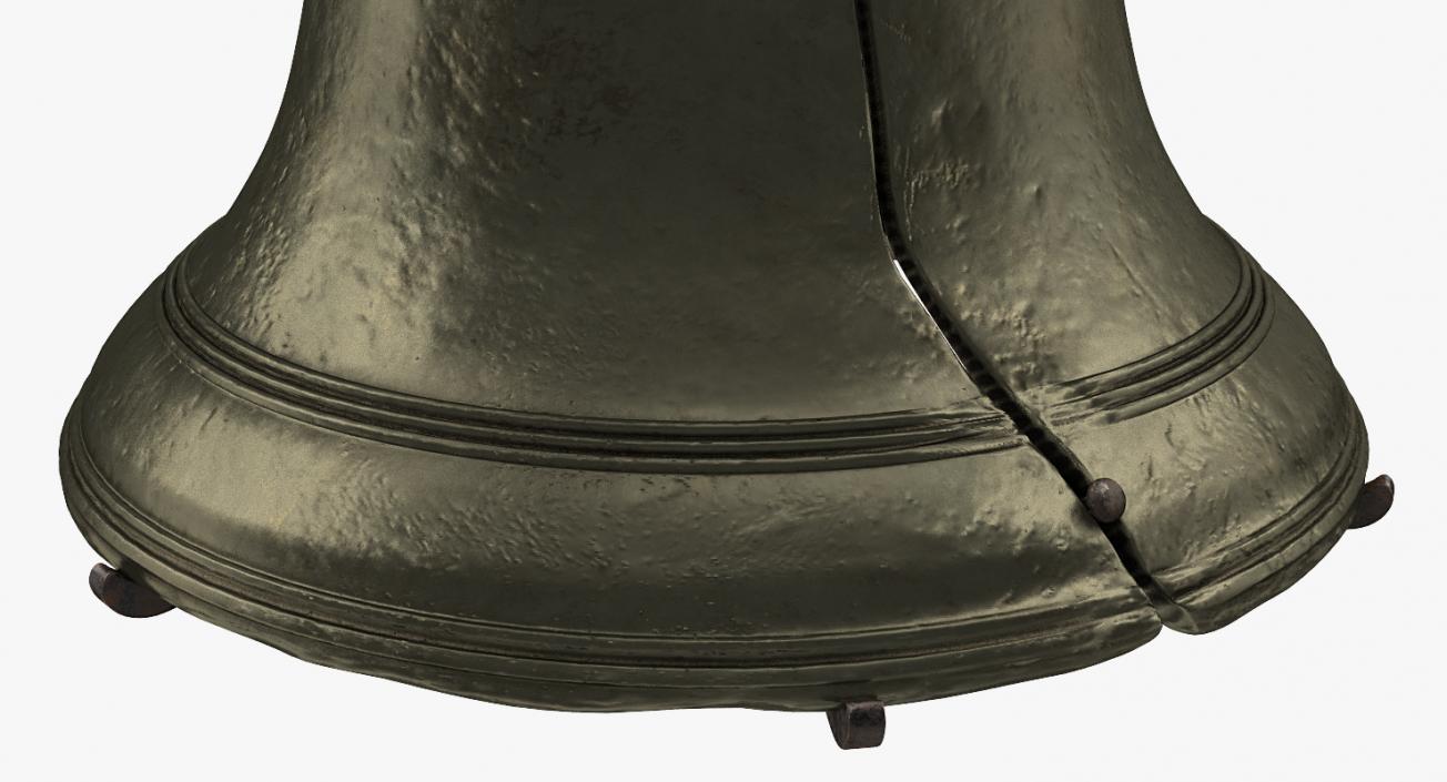 Liberty Bell with Yoke 3D