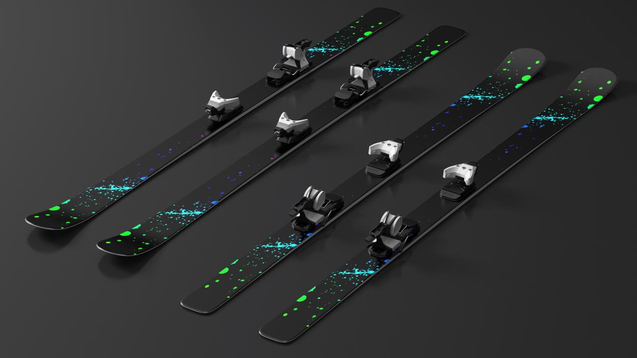 3D Snow Skis 2